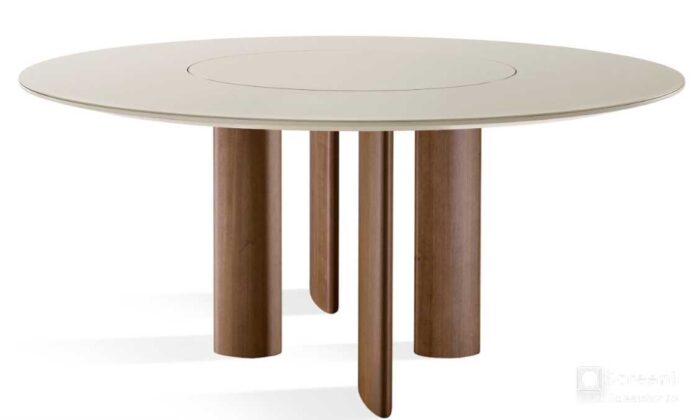 MESA DE JANTAR PILARES PLUS 0 3 REDONDO GIRATÓRIO